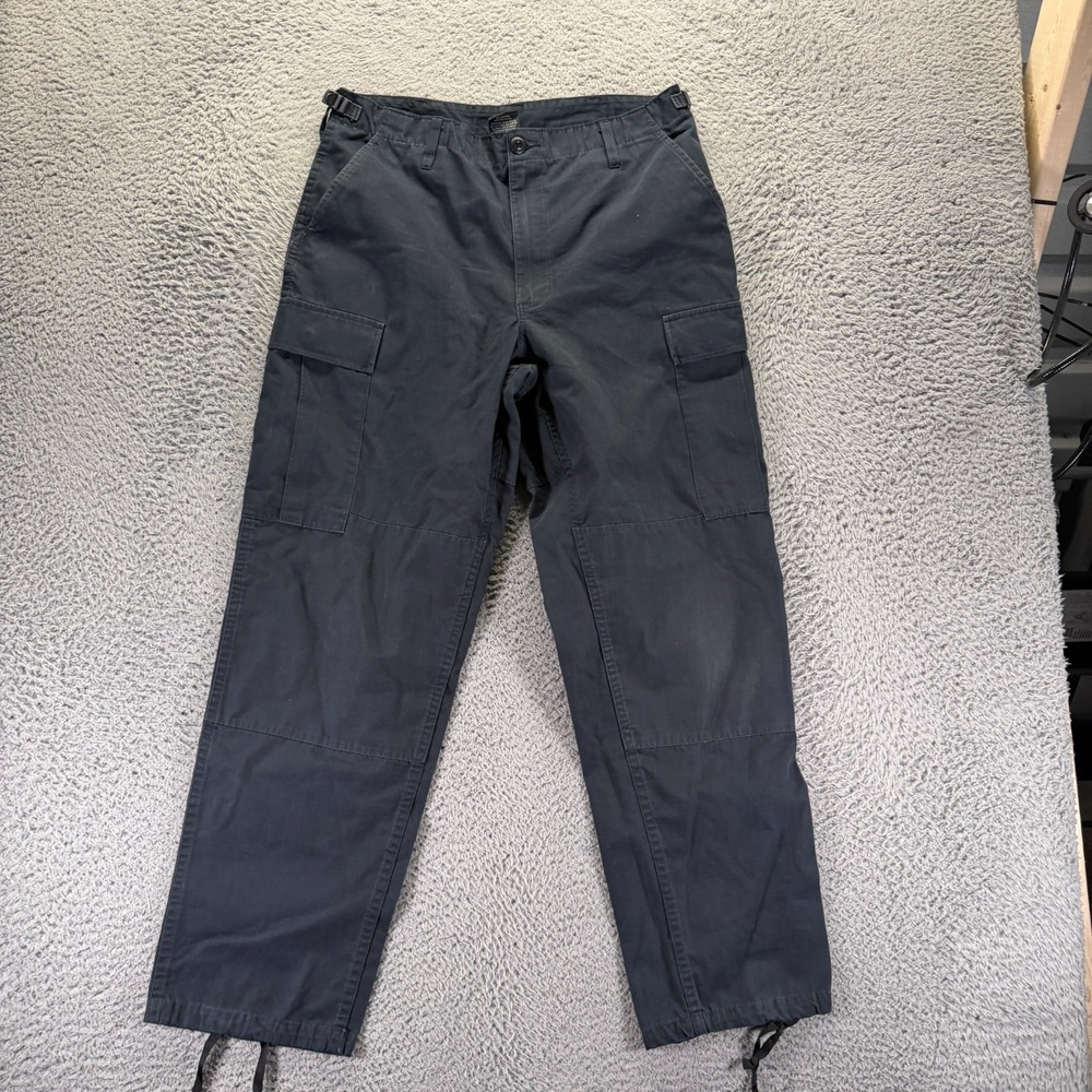 Genuine Gear Pant Men's M Black Ripstop Cargo Straight Workwear Tactical Uniform